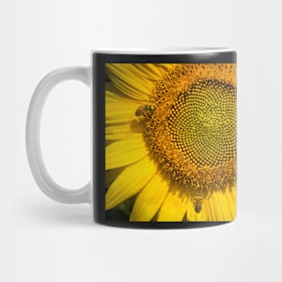 Sunflower With Bees 2 Mug